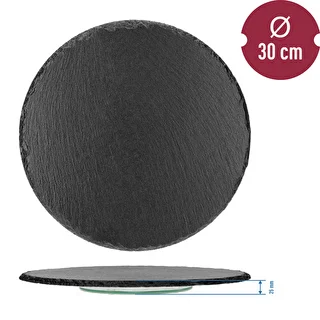 Shale stone rotating platter Ø 30 cm – photo 9