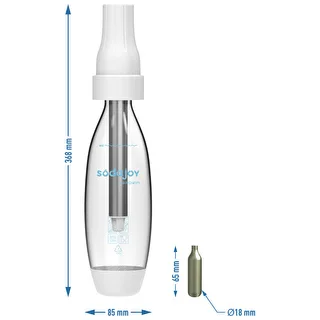 Carbonator for water and drinks + 10 carbonating cylinders – photo 8
