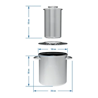 Water-Jacket Ham Cooker Set - 1.5 kg + Pot – photo 16