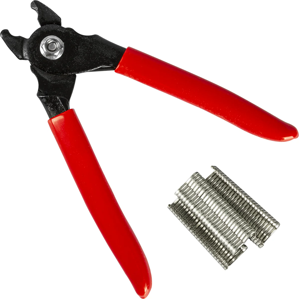 Hog ring pliers + 60 hog rings