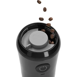 Electric burr grinder for coffee with brewer and thermal mug – photo 8