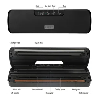 Vacuum sealer - versatile, black – photo 8