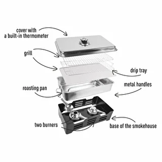Balcony Smoker with Thermometer – photo 4