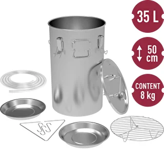 Home smoker in a pot, 35 L, for gas cooktop