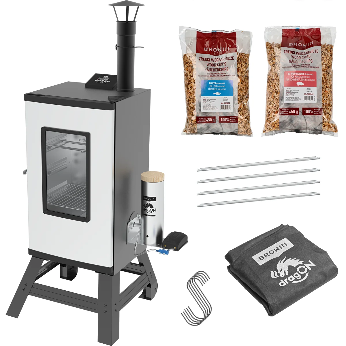 dragON Electric Smoker with Mobile Base