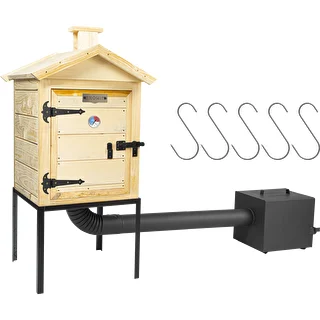 Wooden smokehouse 60 cm, with firebox – photo 2