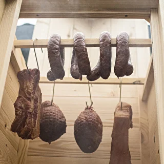 Wooden smokehouse 60 cm, with firebox – photo 11