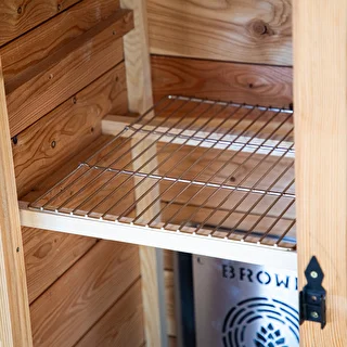 Stainless Steel Rack for Wooden/Plywood Smoker dragON 330339, 330341, 330340, 330360 – photo 5