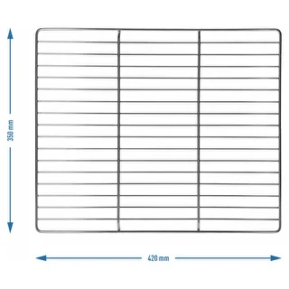Stainless Steel Rack for Wooden/Plywood Smoker dragON 330339, 330341, 330340, 330360 – photo 4