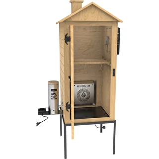 dragON Larch E21 200 L Smokehouse - larch wood, with electric heating module and controller – photo 5