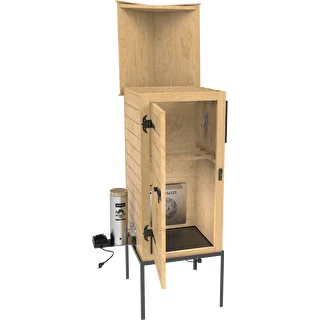 dragON Larch E21 200 L Smokehouse - larch wood, with electric heating module and controller – photo 7