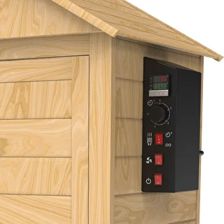 dragON Larch E21 200 L Smokehouse - larch wood, with electric heating module and controller – photo 9