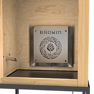 dragON Larch E21 200 L Smokehouse - larch wood, with electric heating module and controller – photo 10