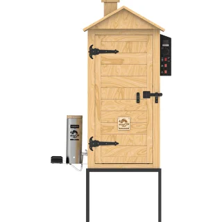dragON Larch E21 200 L Smokehouse - larch wood, with electric heating module and controller – photo 3