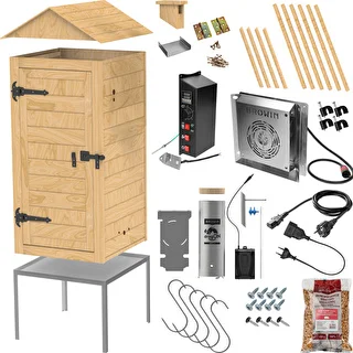 200 L Wooden Garden Smoker – dragON Wood 100E with Electric Heating Module and Controller – photo 3