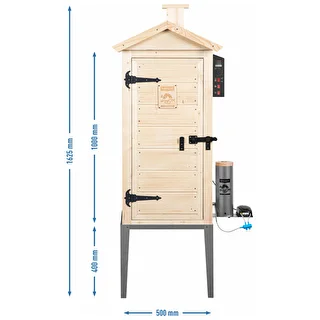 200 L Wooden Garden Smoker – dragON Wood 100E with Electric Heating Module and Controller – photo 13