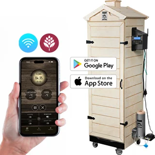 dragON PLYWOOD NATURE Frameless Modular Smoker with Wi-Fi Controller, 320 L