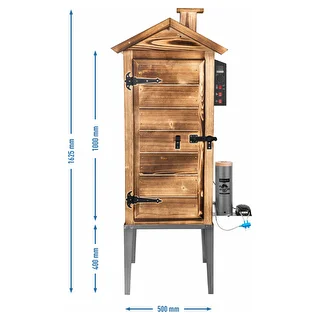 dragON Wood 100E 200 L Outdoor Smoker – wood-fired with electric heating module and controller – photo 4
