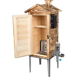 dragON Wood 100E 200 L Outdoor Smoker – wood-fired with electric heating module and controller – photo 3
