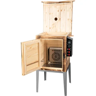 dragON Wood 60E 115 L Smoker – wood-fired wooden cabinet with electric heating module and controller – photo 3