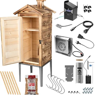 Wi‑Fi Smoker, 200 L – dragON WOOD 100IQ with electric heating module and controller, wood‑fired – photo 3