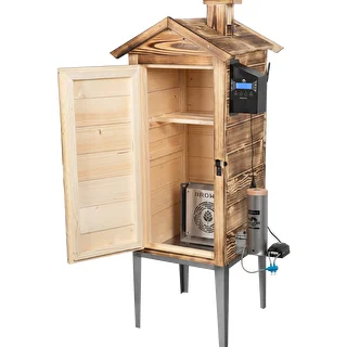 Wi‑Fi Smoker, 200 L – dragON WOOD 100IQ with electric heating module and controller, wood‑fired – photo 2