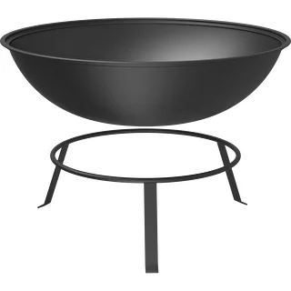 Round garden fire pit with grate, Ø55 cm, bowl – photo 4