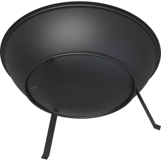 Round garden fire pit with grate, Ø55 cm, bowl – photo 5