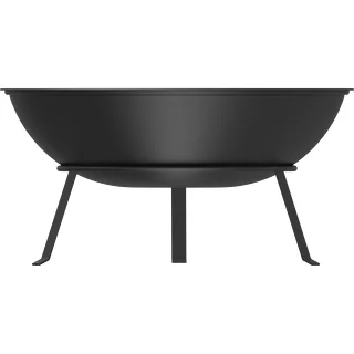Round garden fire pit with grate, Ø55 cm, bowl – photo 2