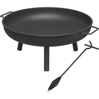 Fire Pit Set ø 58 cm + Lid/Tripod Hook-Poker - Perfect for Cast Iron Cooking – photo 1