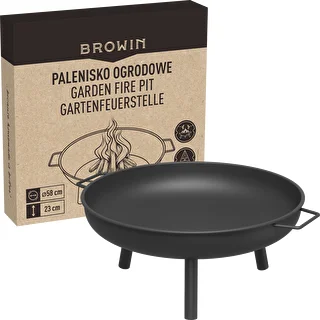 Garden Fire Pit Ø58 cm, Round Bowl – photo 8
