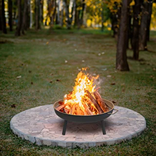 Garden Fire Pit Ø58 cm, Round Bowl – photo 10