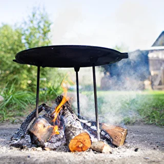 Grill pan, cast iron, 44 cm diameter – photo 17