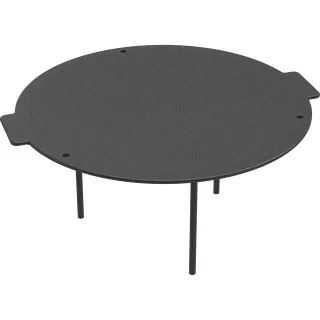Grill pan, cast iron, 44 cm diameter – photo 3