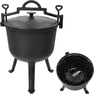 10 L Enameled Cast Iron Cauldron