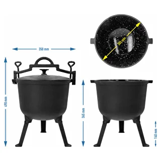 10 L Enameled Cast Iron Cauldron – photo 5