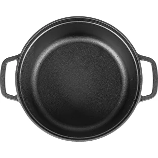 Cast iron pot with a pan, 5 L + 1 L – photo 6