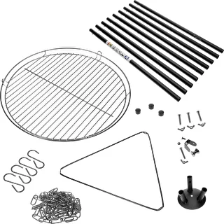 Campfire Tripod with Grill Grate, 150 cm – photo 2