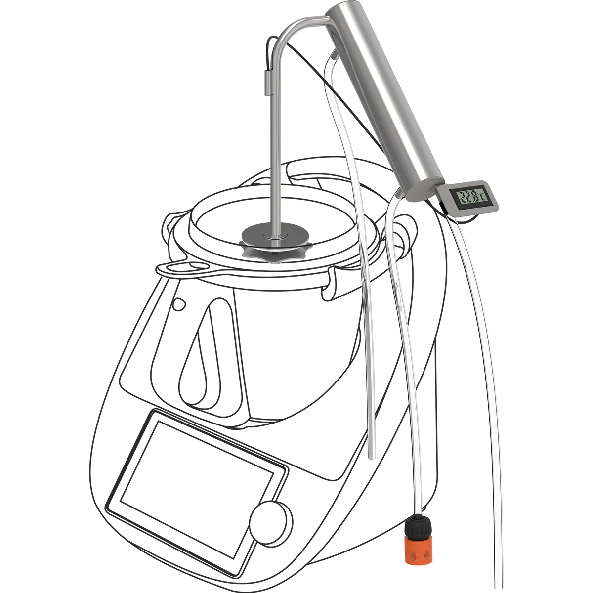 Aroma Plus Distiller for Kitchen Robot