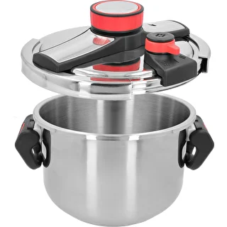 Stainless Steel Pressure Cooker, 6 L – photo 2