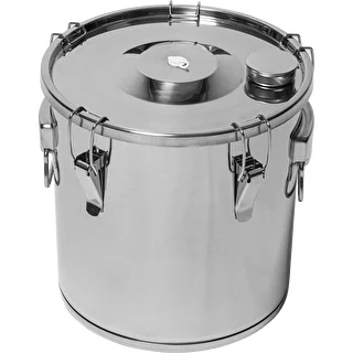 Container for fermenting and distilling - stainless steel, 18 L, 5 catches – photo 2