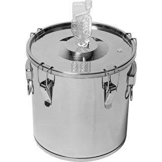 Container for fermenting and distilling - stainless steel, 18 L, 5 catches – photo 3