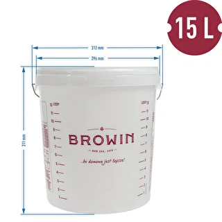 15 L fermentation container with a print and a lid – photo 10