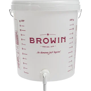 15 L fermentation container with a print, a tap, and a lid – photo 4