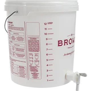 15 L fermentation container with a print, a tap, and a lid – photo 5