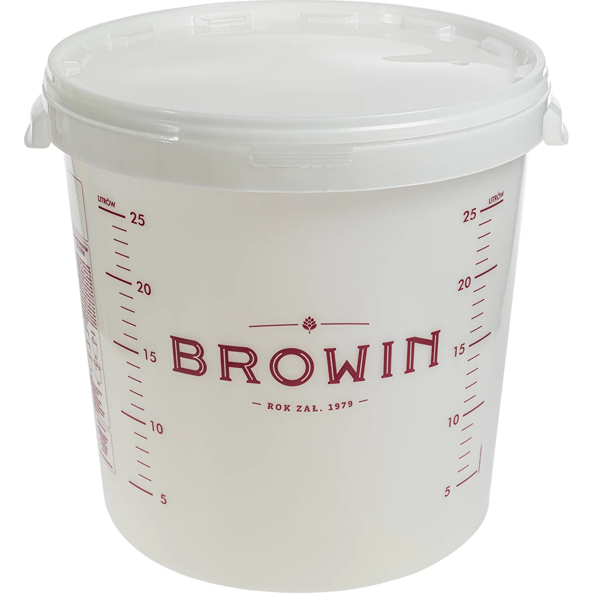 30 L fermentation container with a lid