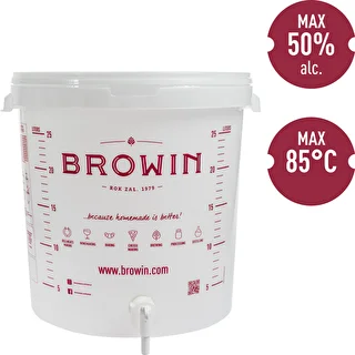 30 L fermentation container with a lid - extended kit: 2 airlocks, 2 stoppers, tap. EN – photo 6