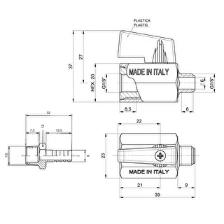 Ball valve + stub pipe set – photo 4