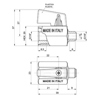 Ball valve 1/8 – photo 3