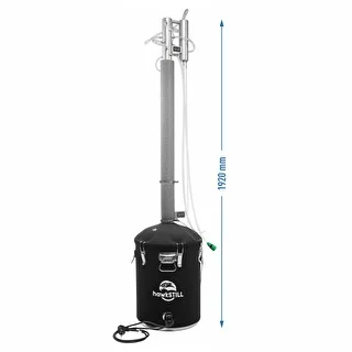 HawkStill Distiller "Cold Fingers" 60 L - glass-beaded column fi 60.3 mm and tank insulation – photo 17
